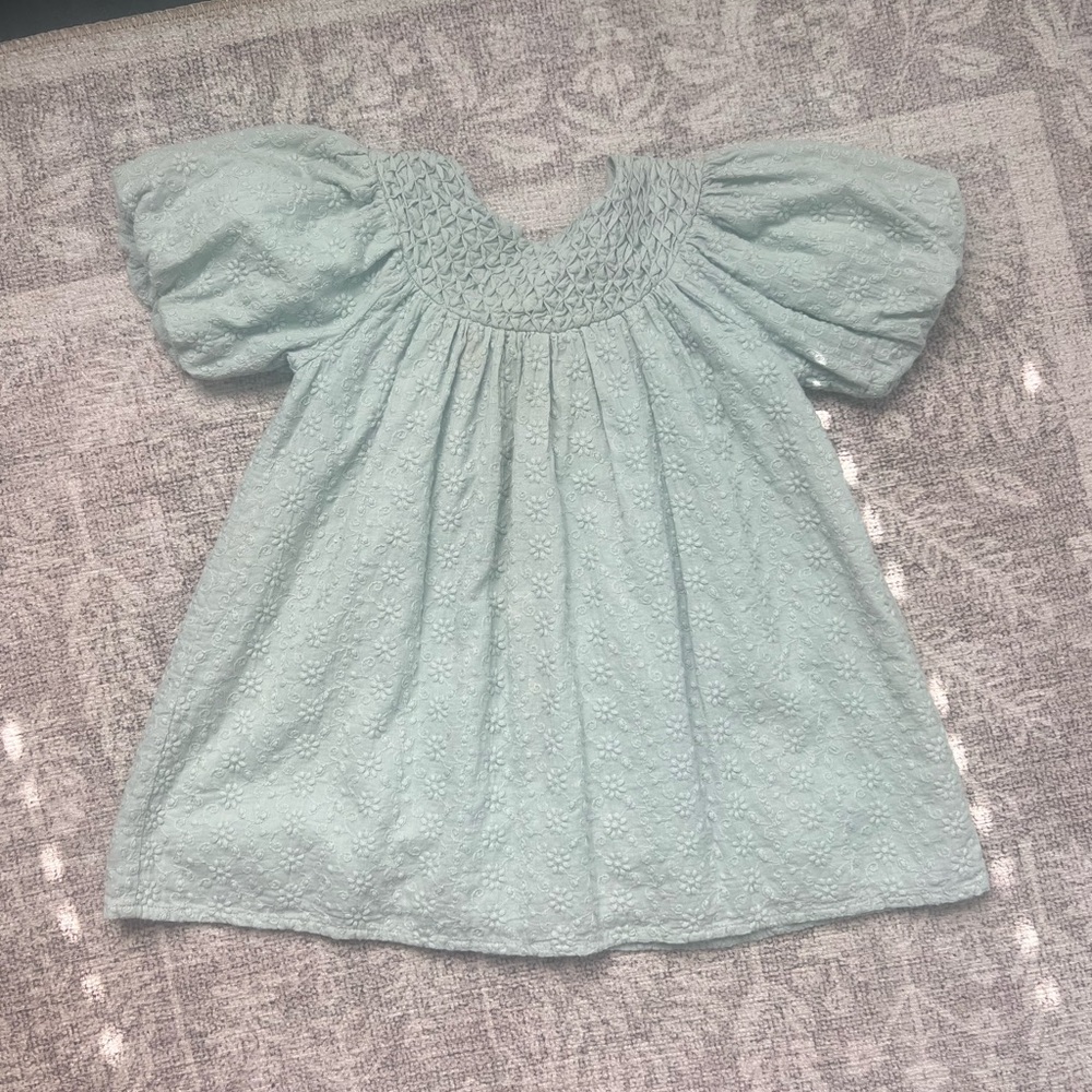 Zara girls bubble sleeve dress